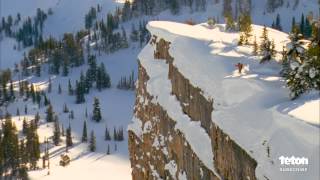 World Record Ski Jump  255 Foot Cliff [upl. by Ennaharas]