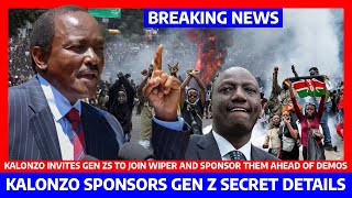 Kalonzo SPONSORS Gen z INVITES Gen zs to Join WIPER promises to SUPPORT them in 2027 against RUTO [upl. by Timmons]