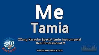 TamiaMe 1 Minute Instrumental ZZang KARAOKE [upl. by Wawro]