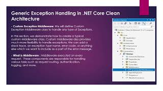 Global Exception Handling in Net Core Clean Architecture  Part 8 [upl. by Kimitri]