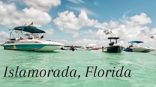 Gorgeous Islamorada Sandbar In Sunny Florida [upl. by Aeriell]