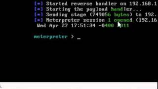 Metasploit Tutorial Backtrack 4 R2 Linux [upl. by Edana]