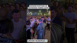 OZODANI UNVON BILAN MAYDONDA ANTIQA TABRIKLASHDI [upl. by Ledif]