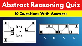 Abstract Reasoning Test Quiz  Questions with Answers  Test Your Skills Now [upl. by Shabbir]