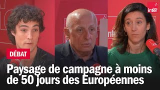 Paysage de campagne à moins de 50 jours des Européennes  Le débat du 710 [upl. by Ailaroc374]