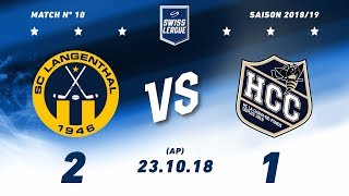 23102018 SC Langenthal  HC La ChauxdeFonds 21 AP [upl. by Refanej767]