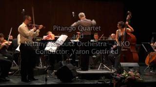 PITANGO QUARTET with ORCHESTRA  clip  Piazzolla Gardel amp Rodriguez [upl. by Eyahsal]