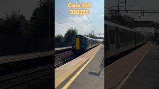 London northwestern railway passenger train class 350 arrives berkswell trains trainspotting [upl. by Tegirb]