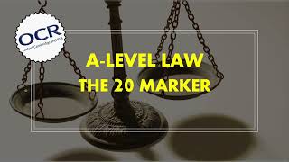 OCR A level Law 20 marker [upl. by Nomihs433]