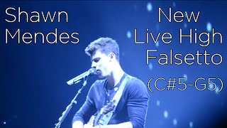 Shawn Mendes  New Live High Falsetto C5G5 2016 [upl. by Trbor]