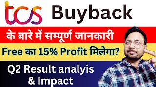 TCS Buyback 2023 Detailed Info कल Blast होगा  TCS Q2 Result 2023  Buyback  Dividend SMT [upl. by Rednaskela]