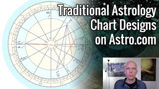 Traditional Astrology Chart Designs on Astrocom [upl. by Lertnek]