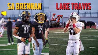 DAVID VS GOLIATH 🔥🔥 Lake Travis vs San Antonio Brennan  Texas High School Football Playoffs [upl. by Atinar]