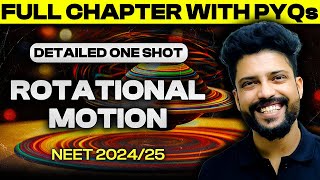 One Shot  Rotational Motion  NEET Physics  NEET 2024  NEET 2025  Prateek Jain Sir [upl. by Sivram]