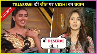 Vidhi Pandya Reacts On People Trolling Teja After Winning  Talks About Naagin 6 amp Finale Meeting [upl. by Neerual388]