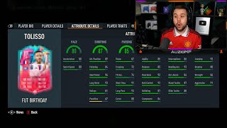 Auzio Reacts to NEW 89 FUT Birthday Tolisso SBC [upl. by Ailima]