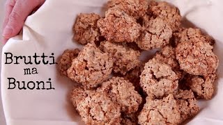 BRUTTI MA BUONI Ricetta Facile  Flourless Nut Cookies Easy Recipe [upl. by Nylitsirk807]