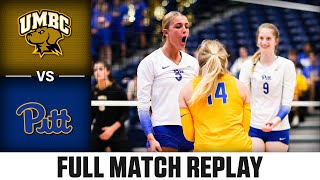 UMBC vs Pitt Full Match Replay  2023 ACC Volleyball [upl. by Egnalos71]