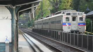 Brief Moment at Elkins Park Airport bound local train departing Elkins Park [upl. by Esirec]