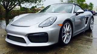 2016 Porsche Boxster Spyder Full Review  Exhaust  Start Up [upl. by Idnod395]