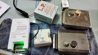 Electric Door Lock Relay Power supply Connection अब कभी Burn नहीं होगी Electric Lock Coil Testing [upl. by Xanthus504]