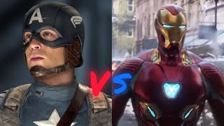 Captain America VS Iron Man Live Action comparisn [upl. by Neely]