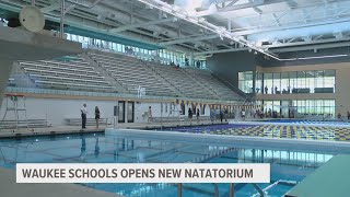 Waukee Schools opens new natatorium [upl. by Boru927]