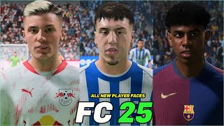 FC 25  ALL NEW PLAYER FACES [upl. by Nwatna447]