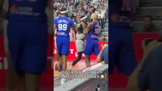 Dennis Schroder fight with Evan Fournier during FranceGermany game [upl. by Bigg]