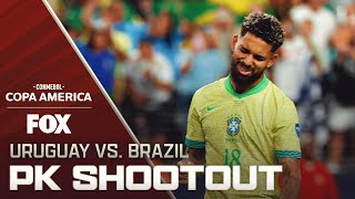 Uruguay vs Brazil Full penalty shootout  Quarterfinals  Copa América 2024 [upl. by Irak]