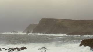 POWERFUL Thunderstorm amp Ocean Sounds for Sleep or Study  Heavy Rain amp Stormy Sea  4K HD Video [upl. by Gertie399]