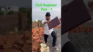 Civil Engineer Part 1 civilengineer shortsfeed funny motivation viralshort shorts shortvideo [upl. by Burget]