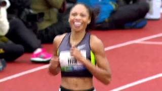 2012 US Womens Track amp Field Olympic 200m Trials FINAL HD [upl. by Esmond888]