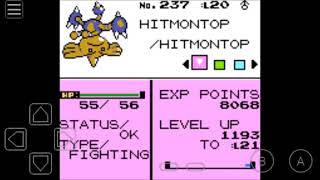 How to get Hitmontop in Pokemon Crystal  Gold  Silver with subtitles [upl. by Ahsea476]