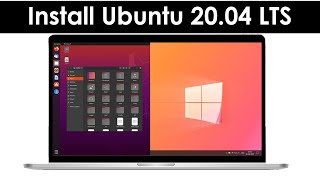 How to Dual Boot Ubuntu 2004 LTS and Windows 10  2020 [upl. by Clova]