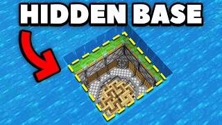 I Built a Secret Base Under The Ocean in Minecraft Hardcore [upl. by Maddeu]