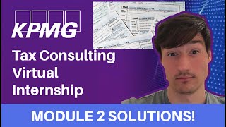 KPMG TAX CONSULTING MODULE 2  SOLUTIONS [upl. by Armillia683]