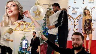 ATLIYORUM BAK TUT 🎄 ALTIN KELEBEK ÖDÜLLERİ  YILBAŞI AĞAÇ SÜSLEME  BÜŞRA PEKTAŞ VLOG 2024 [upl. by Nahraf231]