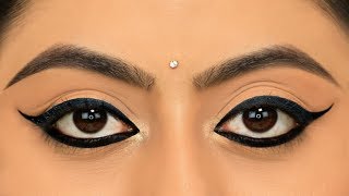 दोनों आखों में एक सा Wing Eyeliner कैसे लगाएं  New TRICK To Apply Perfect Winged Eyeliner  Anaysa [upl. by Oivlis]