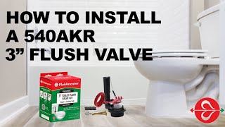 Repair A Leaking Toilet with Fluidmasters 540AKR Complete 3quot Flush Valve amp Flapper Repair Kit [upl. by Olen429]