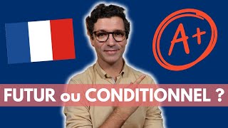 Futur ou conditionnel  Estu incollable en grammaire française [upl. by Adilen867]