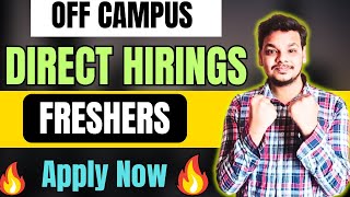 Direct Hirings  OFF Campus Drive For 2025  2024  2023 Batch Hiring DE Shaw  TCS  Aptean Hiring [upl. by Sedberry]