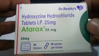 Atarax 25 MG Tablet Review [upl. by Boyer]