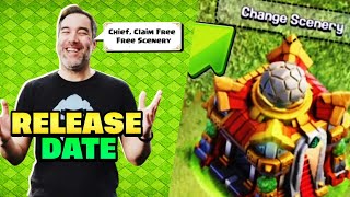 TOWN HALL 16 Release Date  TH16 Update Free Scenery Clash of Clans [upl. by Hak297]