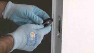 How to Install a door panel on an ECLISSE Syntesis Line frame [upl. by Ellehsyt211]