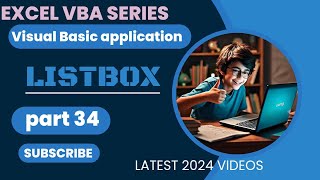 Mastering VBA Part 34  ListBox in VBA UserForm Complete Guide with Examples listbox listboxexcel [upl. by Ecirtnas]