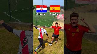 España VS Croacia en FUTGOLF [upl. by Walcoff]