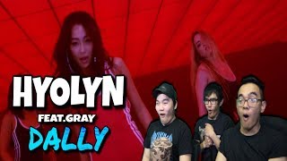 HYOLYN  DALLY feat GRAY  Mv REACTION [upl. by Lamaj431]