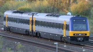 Cityrail Passenger Trains in Country NSW  Endeavour DMU Railcars  Australian Trains and Railroads [upl. by Earle]