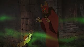 The Black Cauldron  The Horned King Is Destroyed Korean 2002 HD [upl. by Tnattirb78]